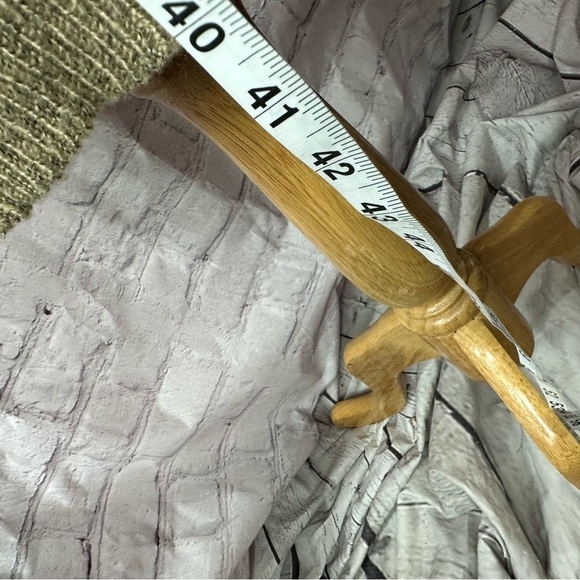 NWT annabelle boutique duster sweater Cardigan open front hooded pockets neutral - Picture 5 of 8